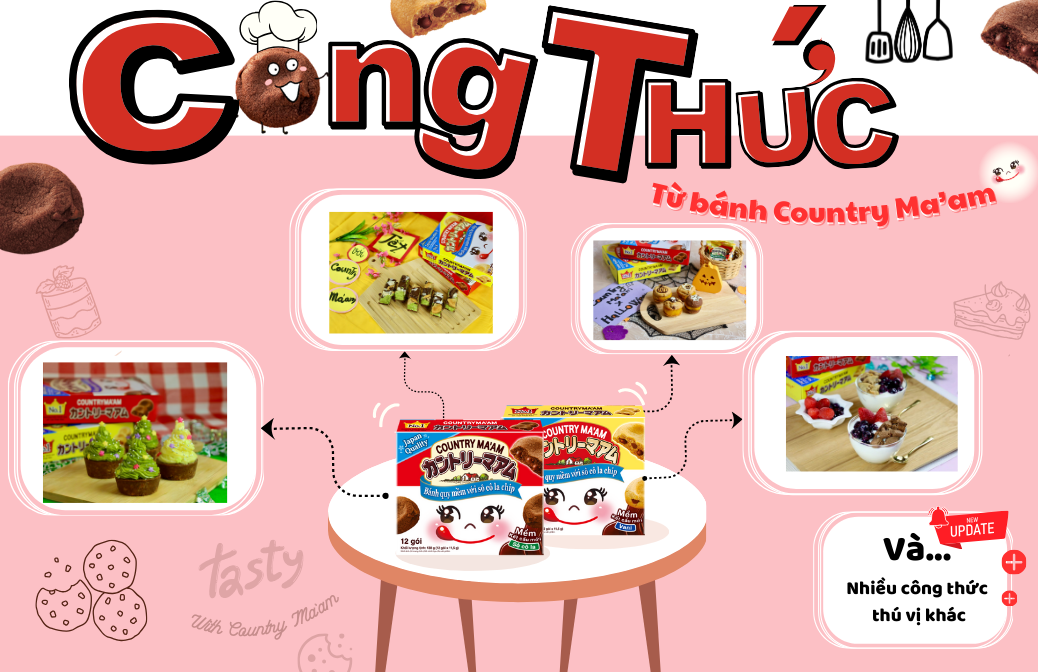 COLLECTION OF COUNTRY MA'AM COOKIE RECIPES NOW AVAILABALE ON FUJIYA WEBSITE