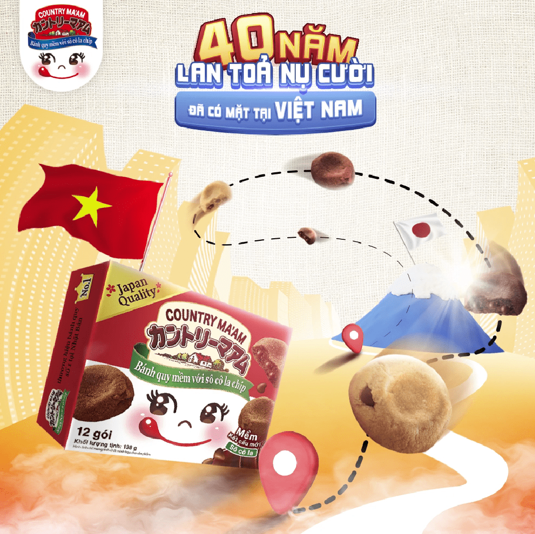 Country Ma'am - Thương hiệu bánh quy bán chạy số 1 Nhật Bản đã có mặt tại Việt Nam!
